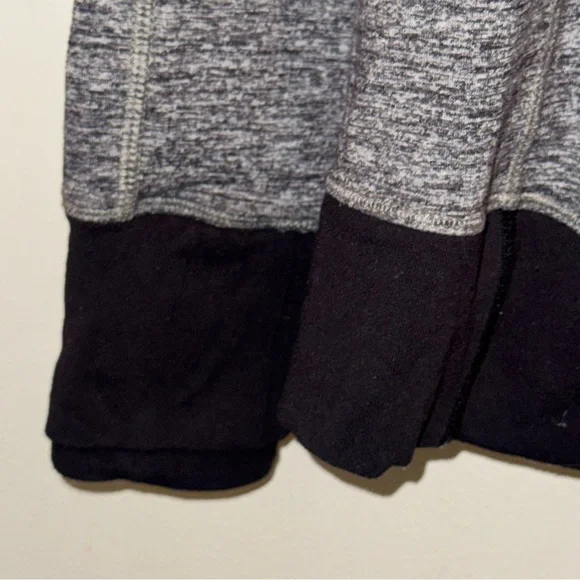 Lululemon Think Fast Hoodie black gray Size 6 - Picture 4 of 8